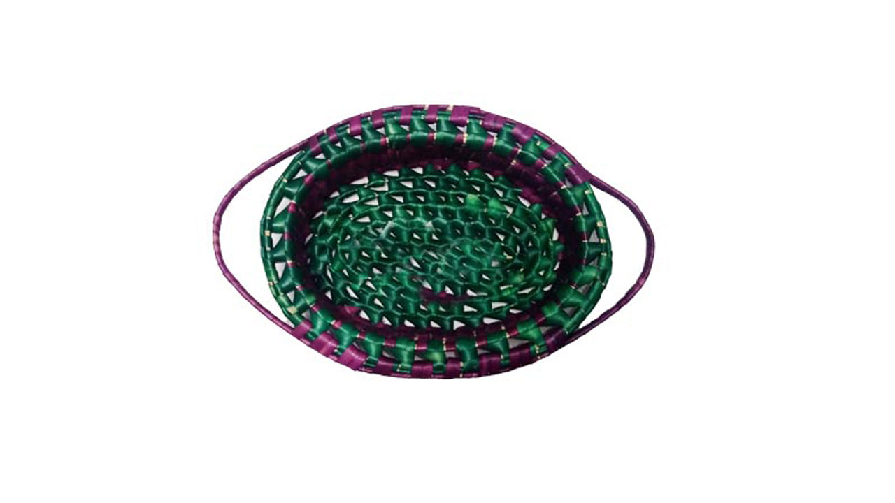 Lakpura Palmyrah Flower Basket (Design C)