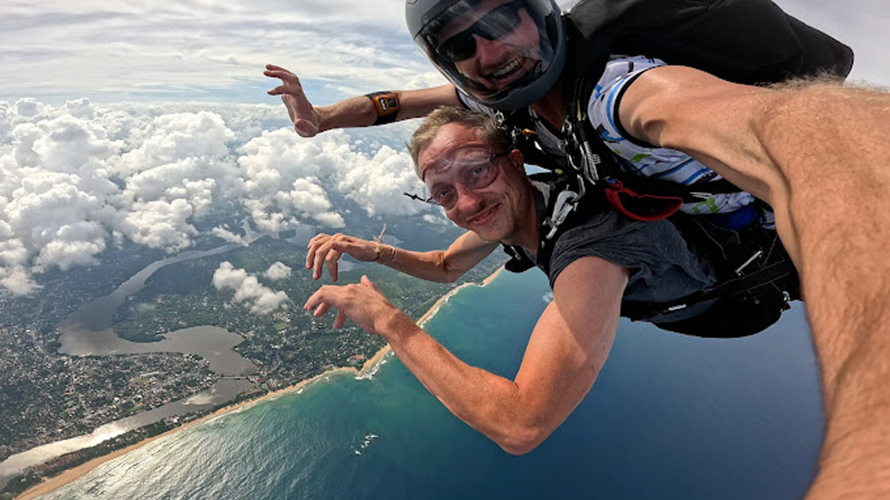 Skydive oplevelse fra Bentota