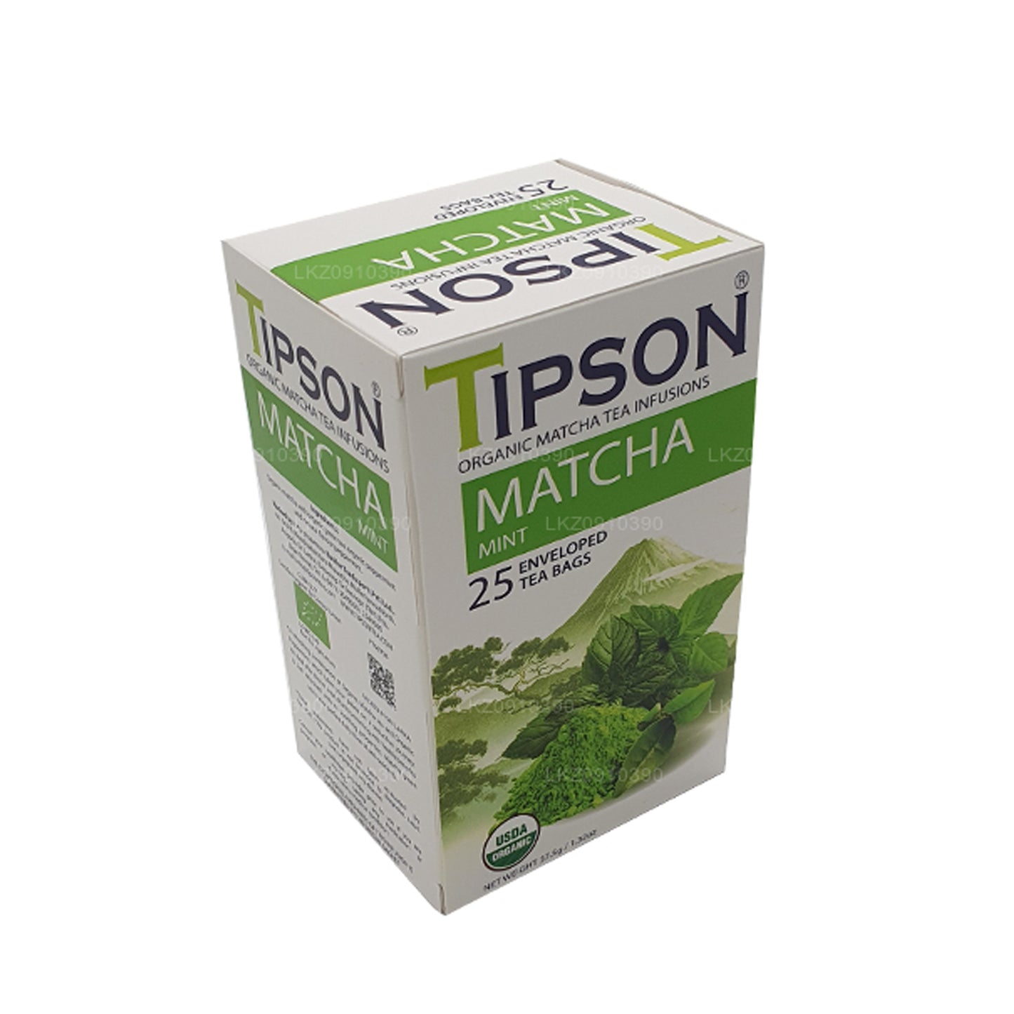 Tipson Tea Organisk Matcha og Mint (37,5 g)