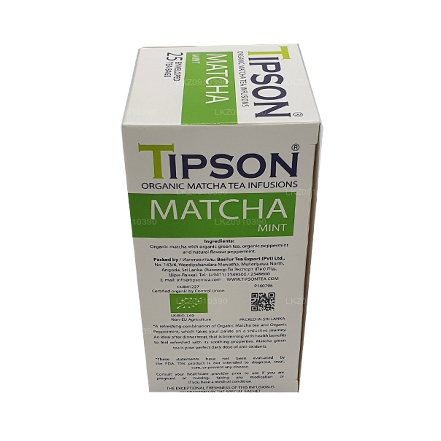 Tipson Tea Organisk Matcha og Mint (37,5 g)