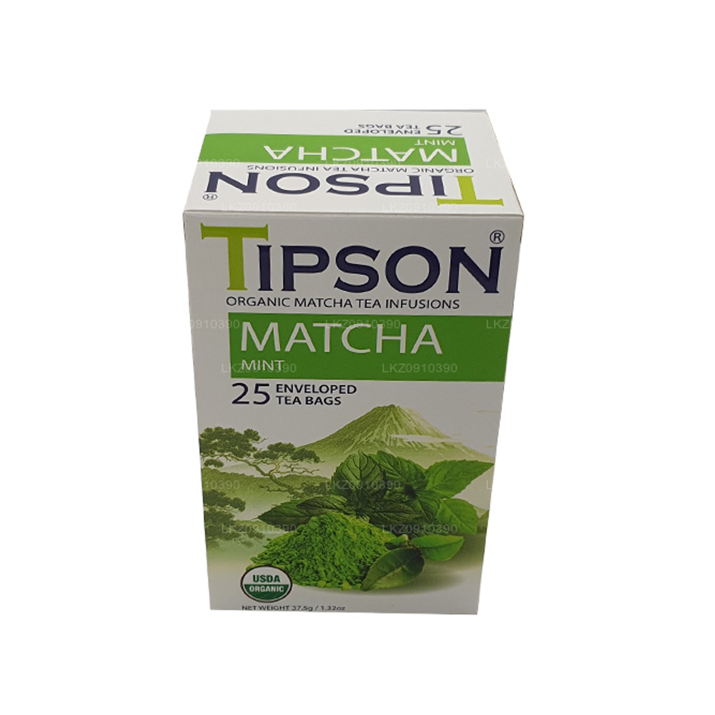 Tipson Tea Organisk Matcha og Mint (37,5 g)