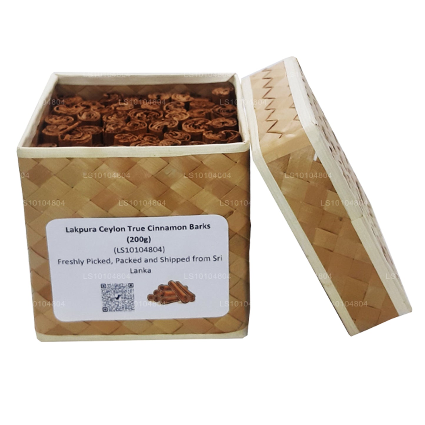 Lakpura Organic Ceylon True Cinnamon Barks (200 g) Æske