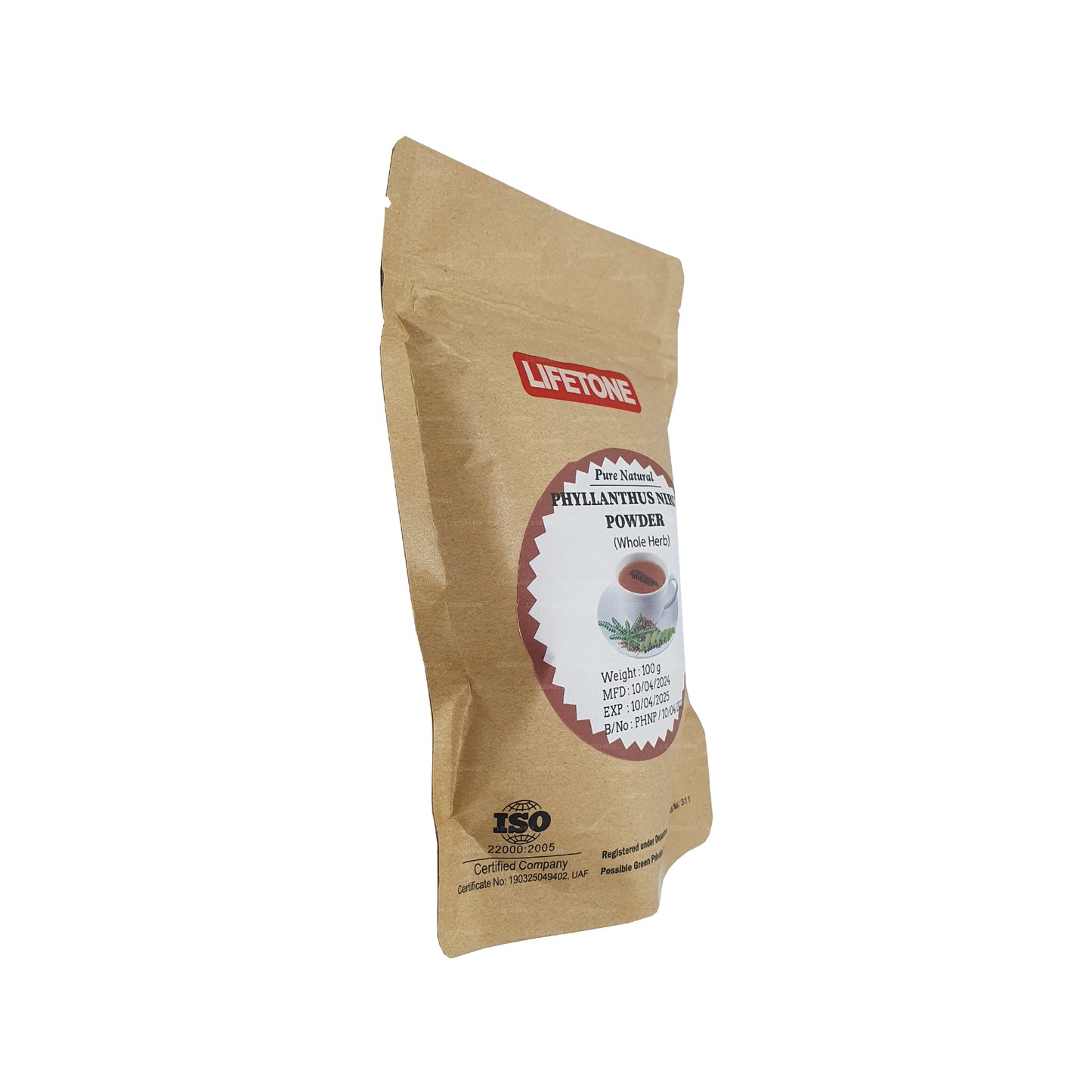 Lifetone Phylanthus Niruri pulver (100 g)