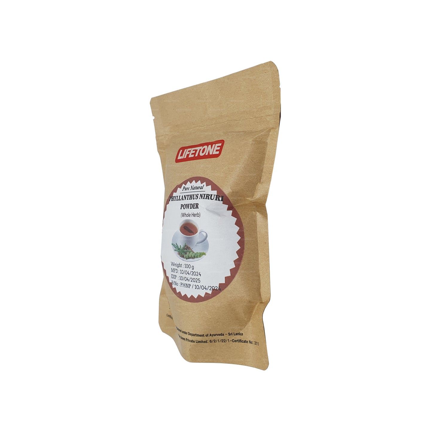 Lifetone Phylanthus Niruri pulver (100 g)