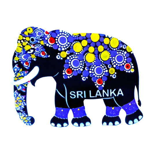 Sri Lanka traditionel Kandy Elephant Køleskabsmagnet