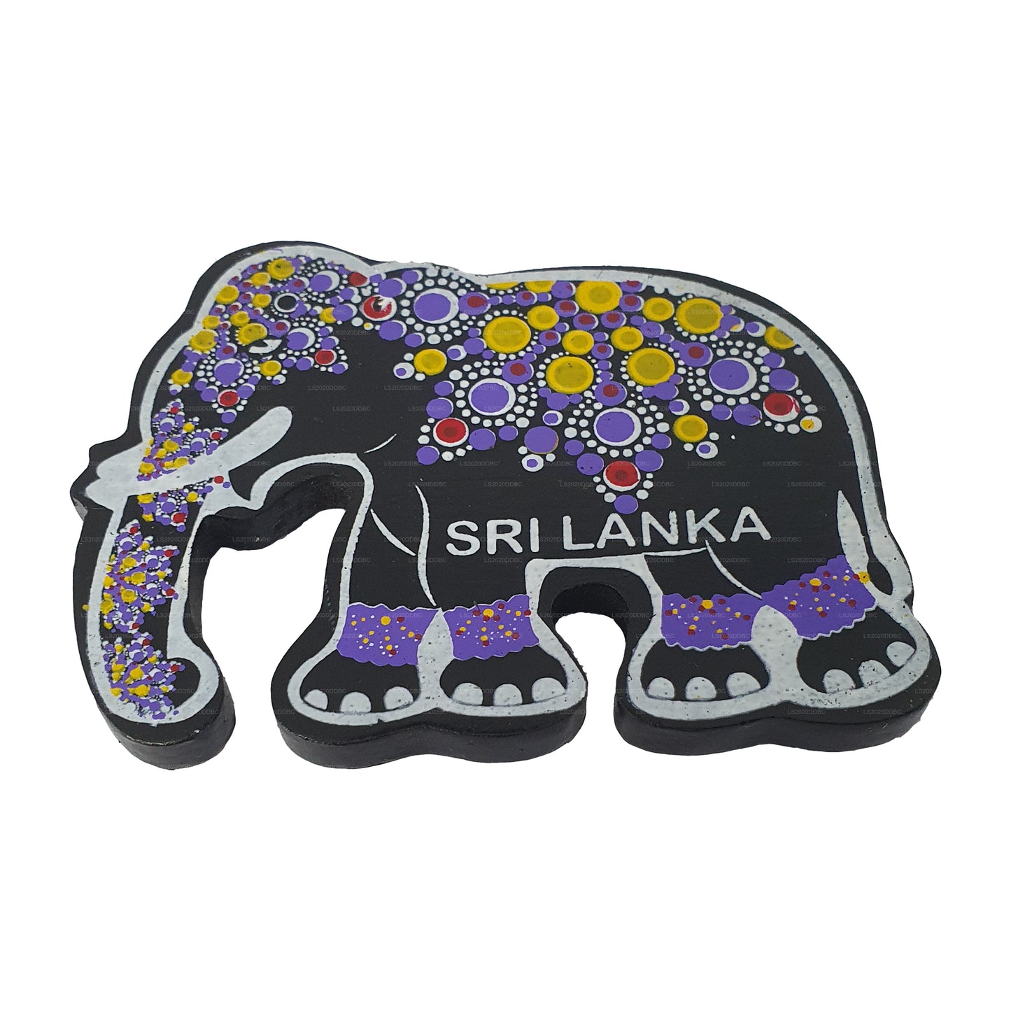 Sri Lanka traditionel Kandy Elephant Køleskabsmagnet