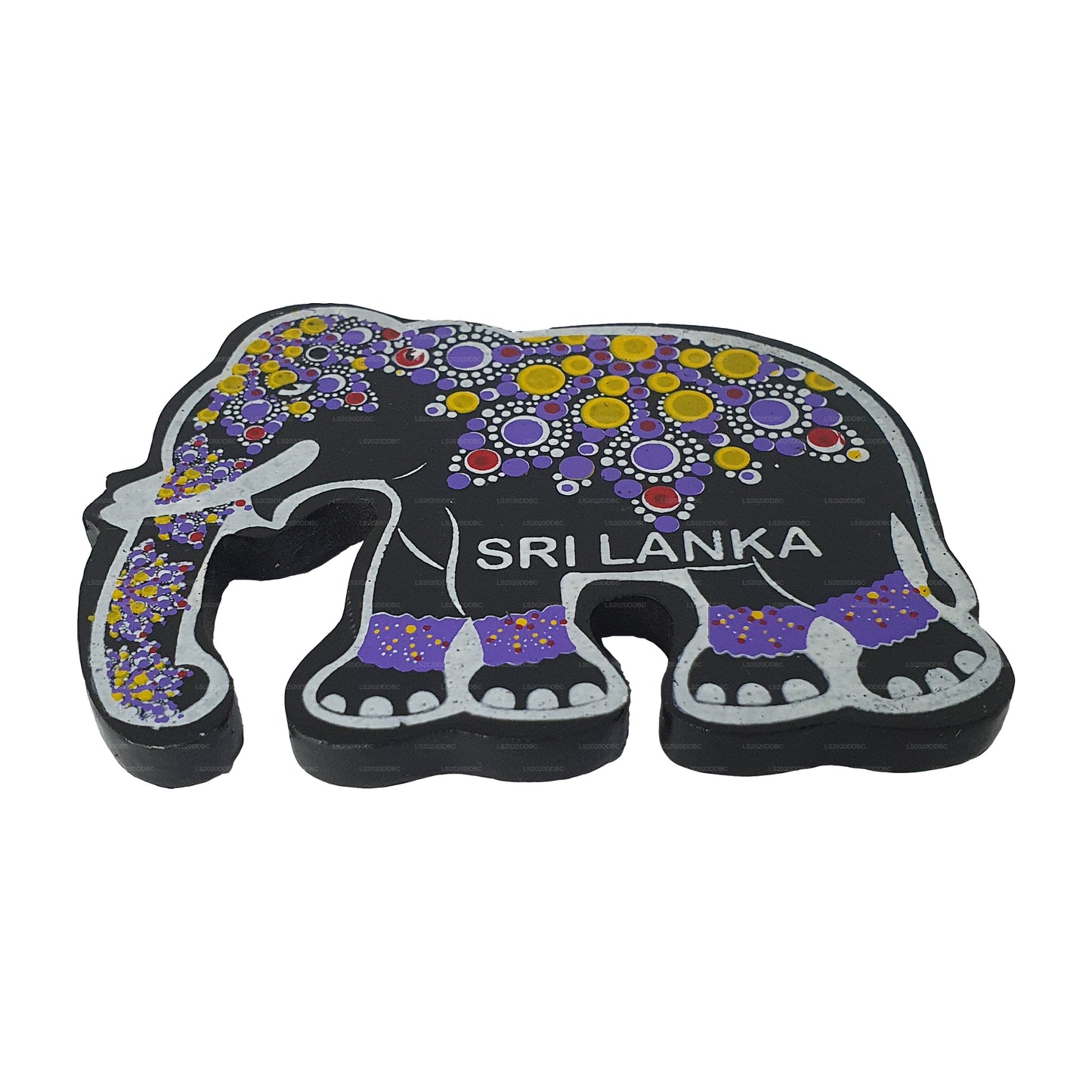 Sri Lanka traditionel Kandy Elephant Køleskabsmagnet