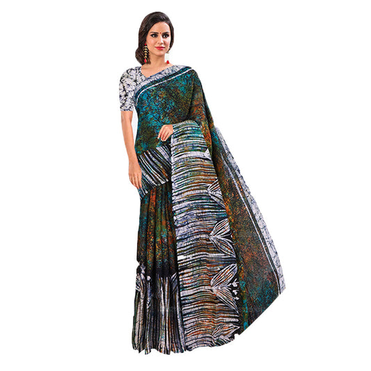 Lakpura Batik Saree (Design D)