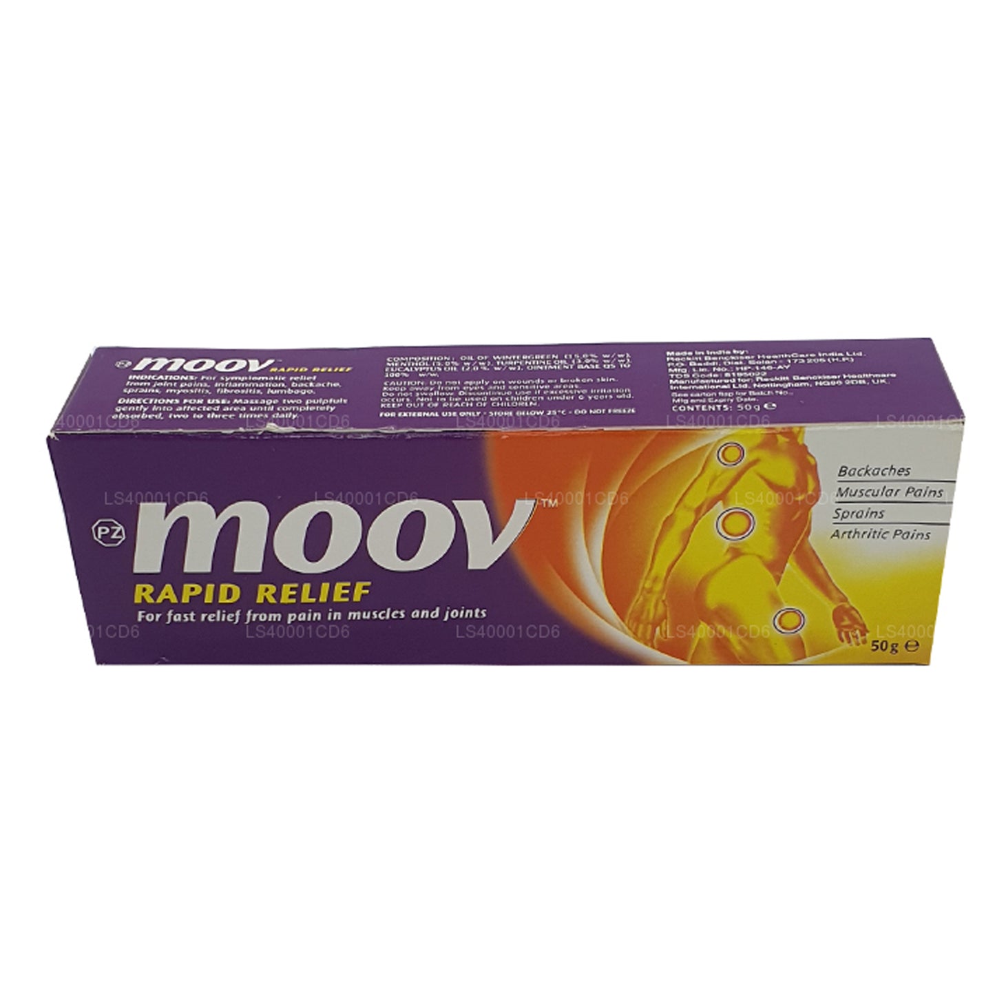 Moov hurtig lindring (50 g)