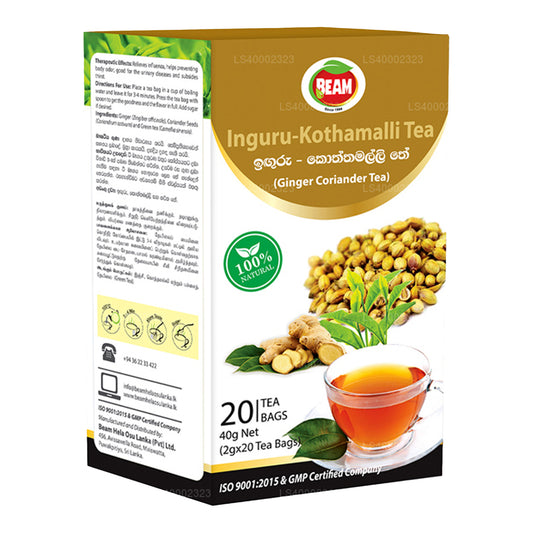 Beam ingefær-koriander te (40g) 20 teposer