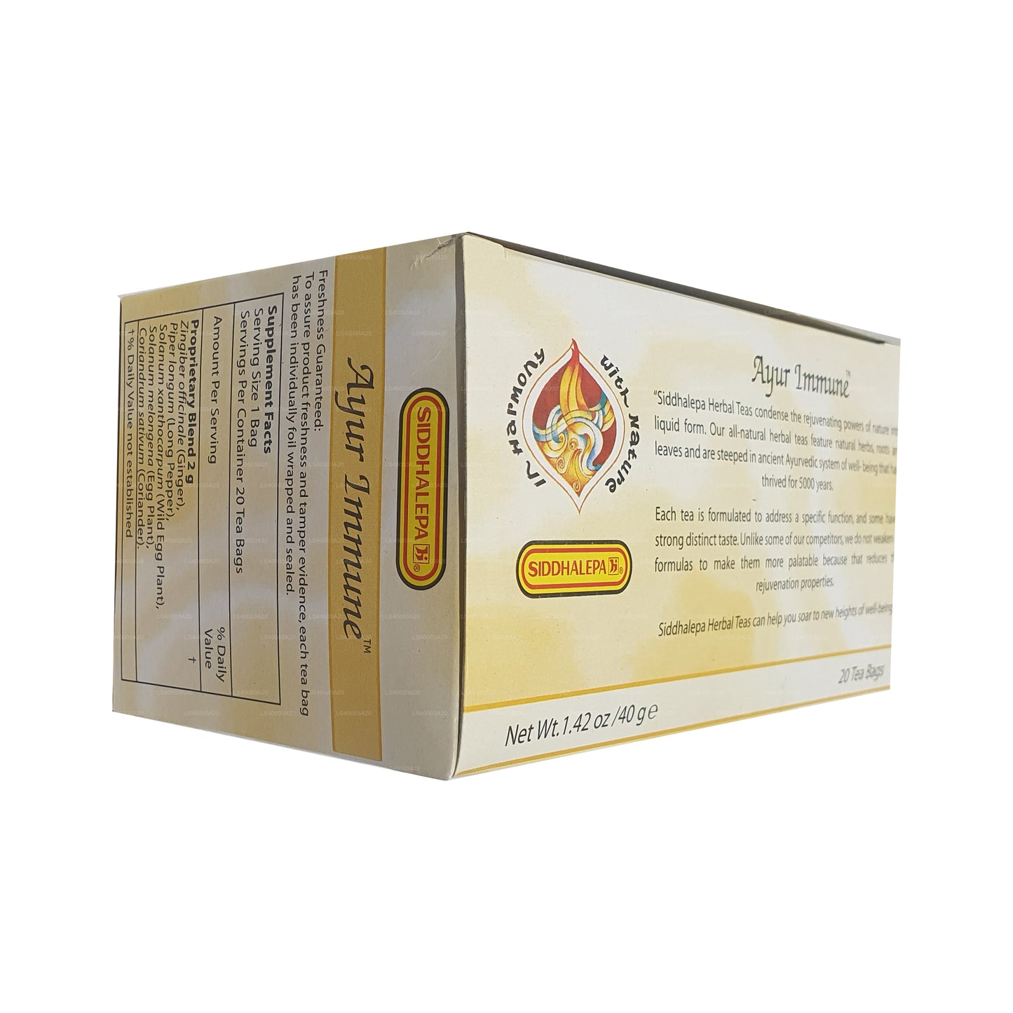 Siddhalepa Ayur immun te (40g)