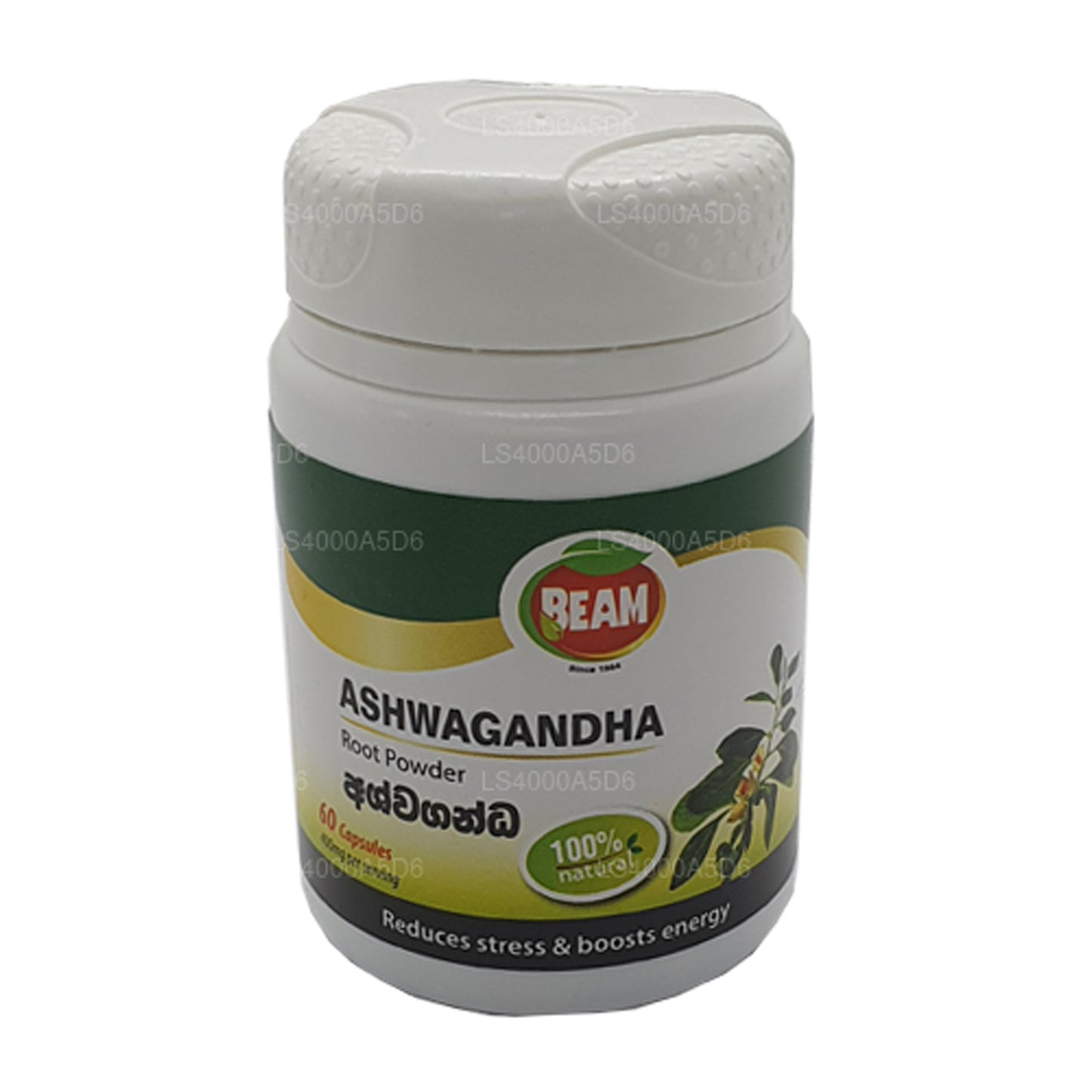 Beam Ashwagandha Kapsler (60 Caps)