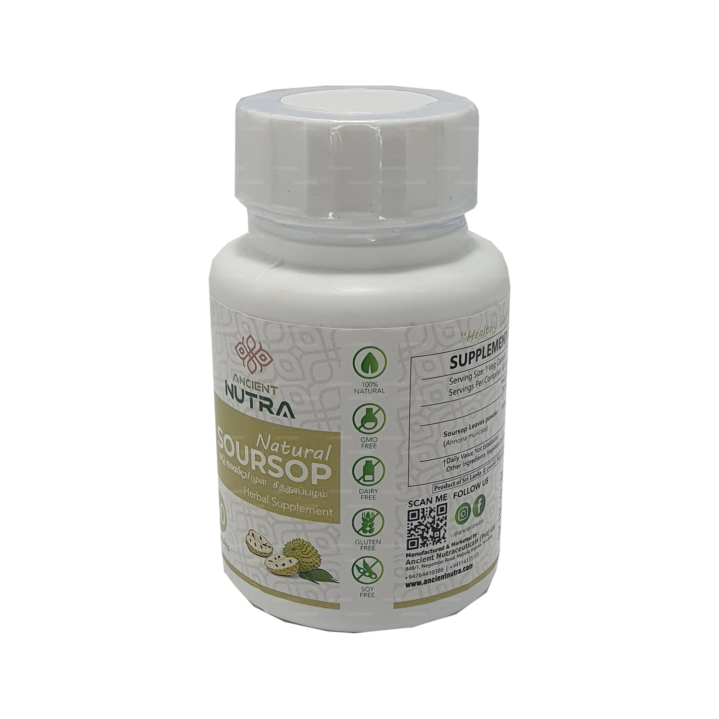 Ancient Nutra Soursop (60 kapsler)