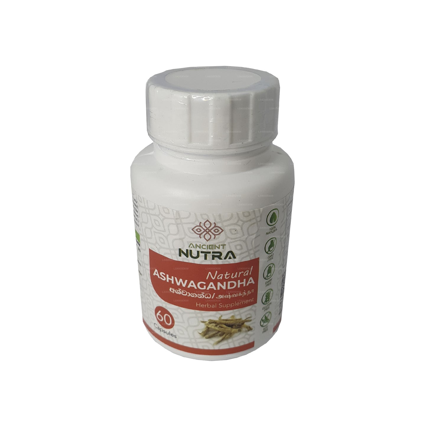 Gamle Nutraceuticals Naturlige Ashwagandha (60 Caps)