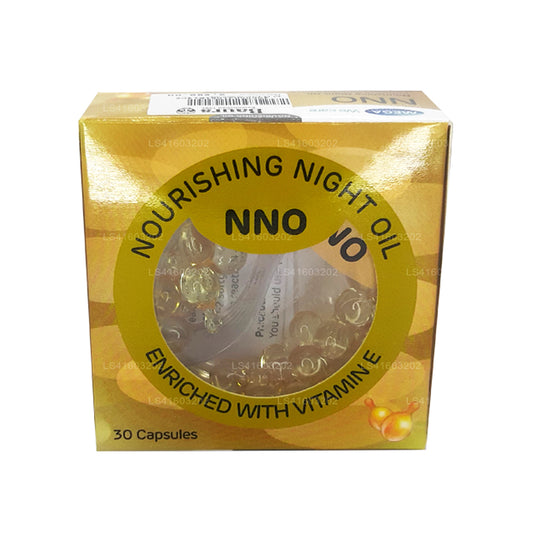 NNO Nourishing Night Oil med E-vitamin og jojobaolie (30 Caps)