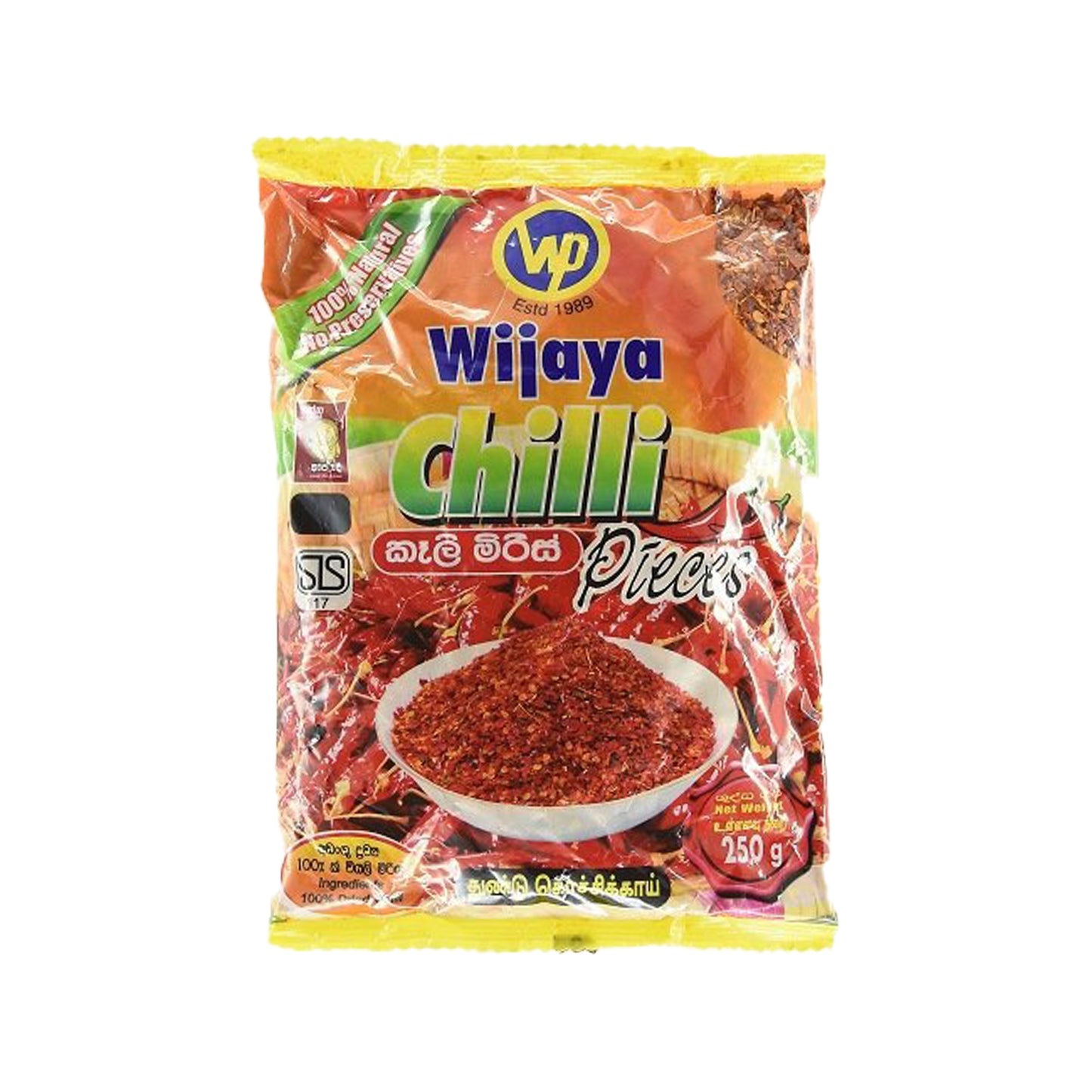 Wijaya Chili stykker (50 g)