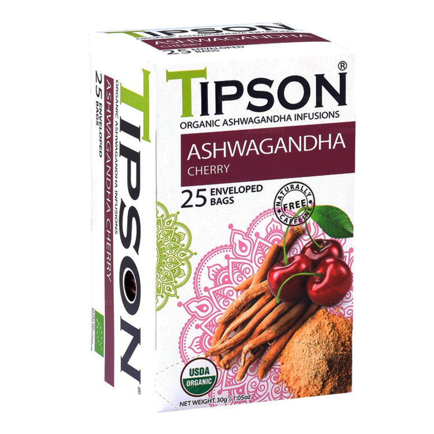Tipson Tea Organisk Ashwagandha med kirsebær (30 g)