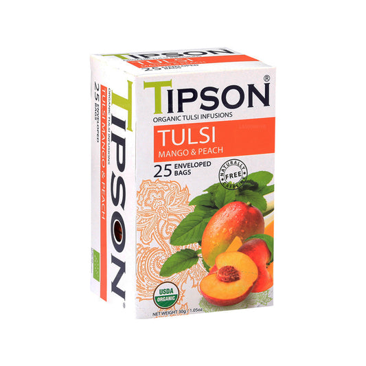 Tipson te økologisk Tulsi med mango fersken (30 g)