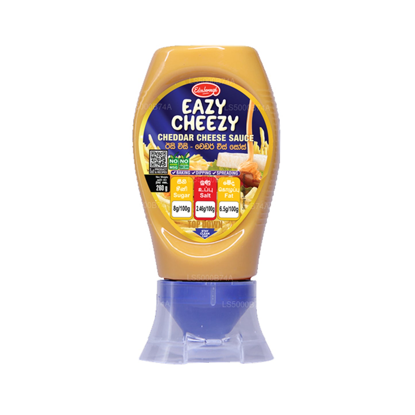 Edinborough Eazy Cheezy Cheddar Ostesauce (260 g) Olie