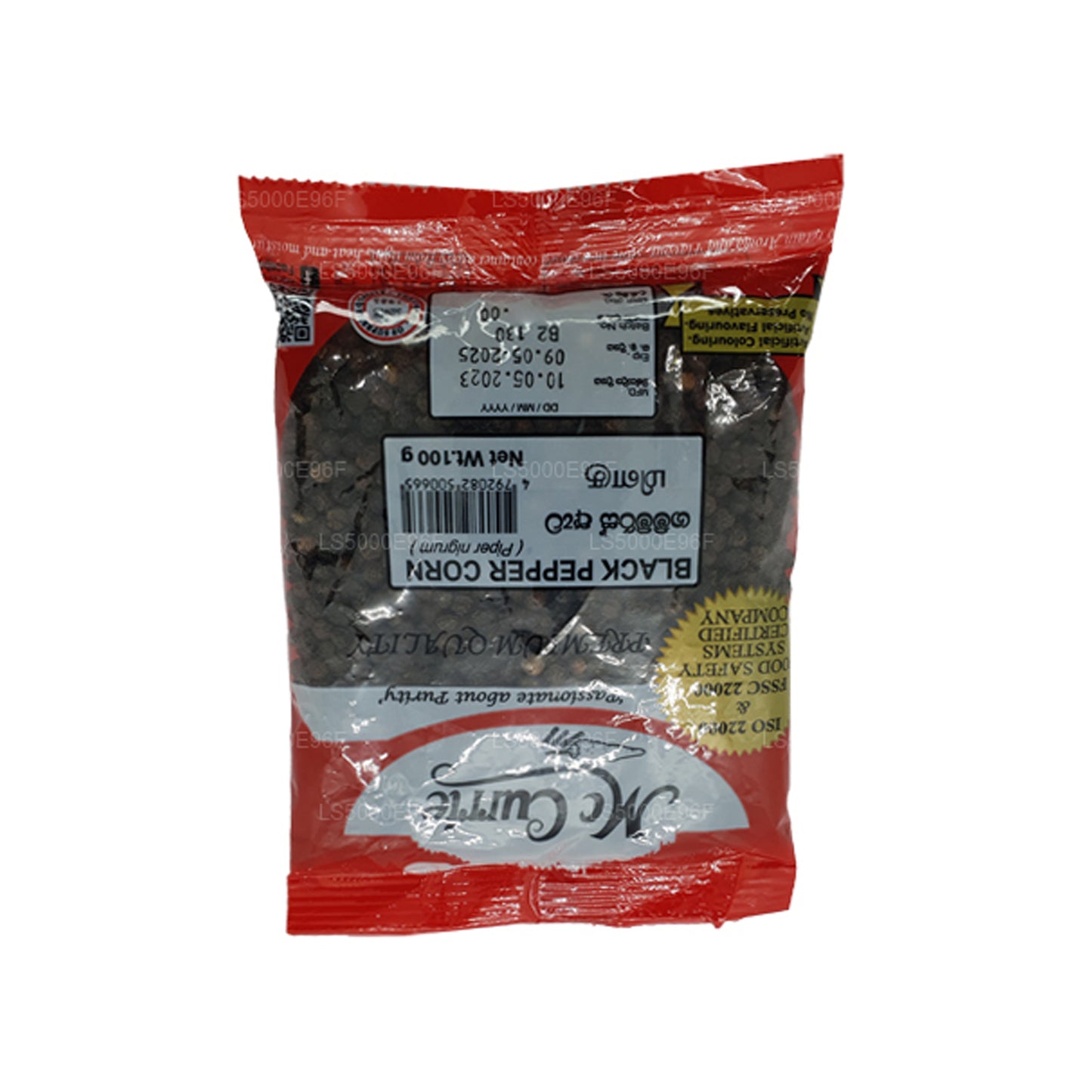 Mc Currie Sort Peber Majs (100 g)