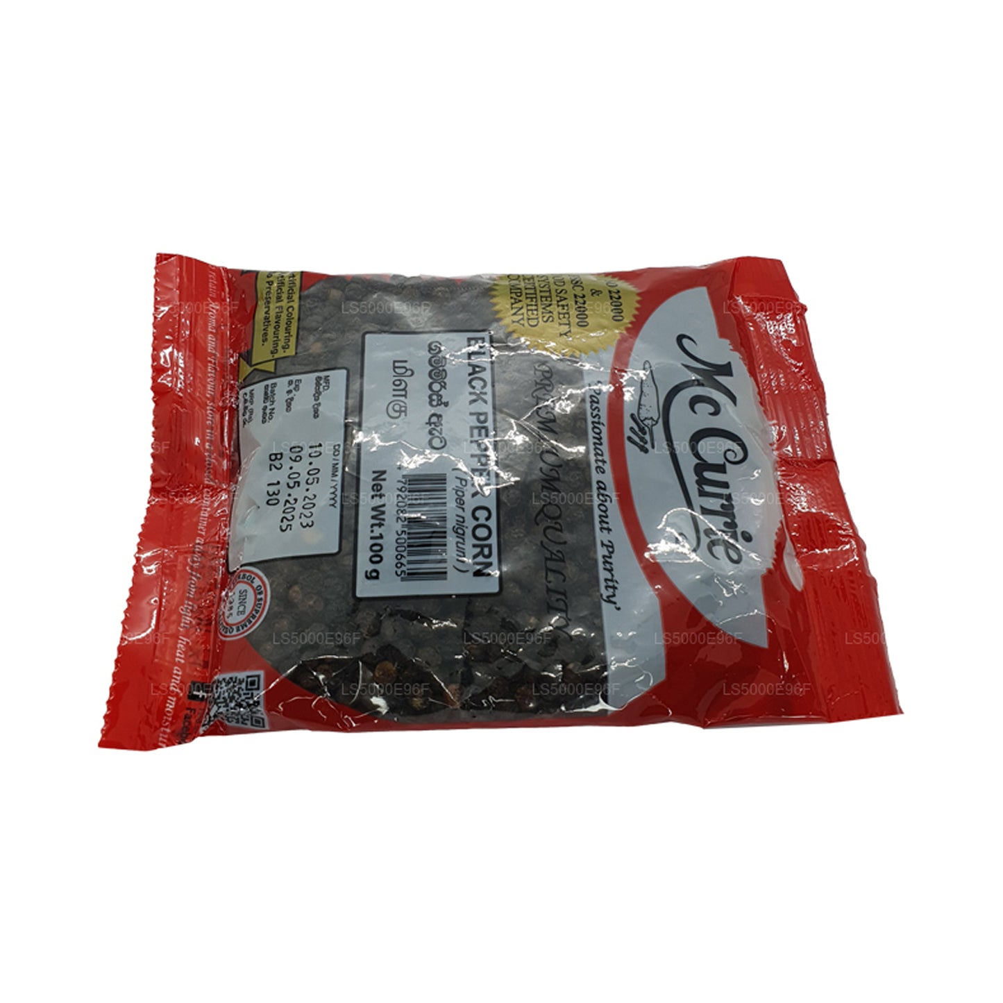 Mc Currie Sort Peber Majs (100 g)