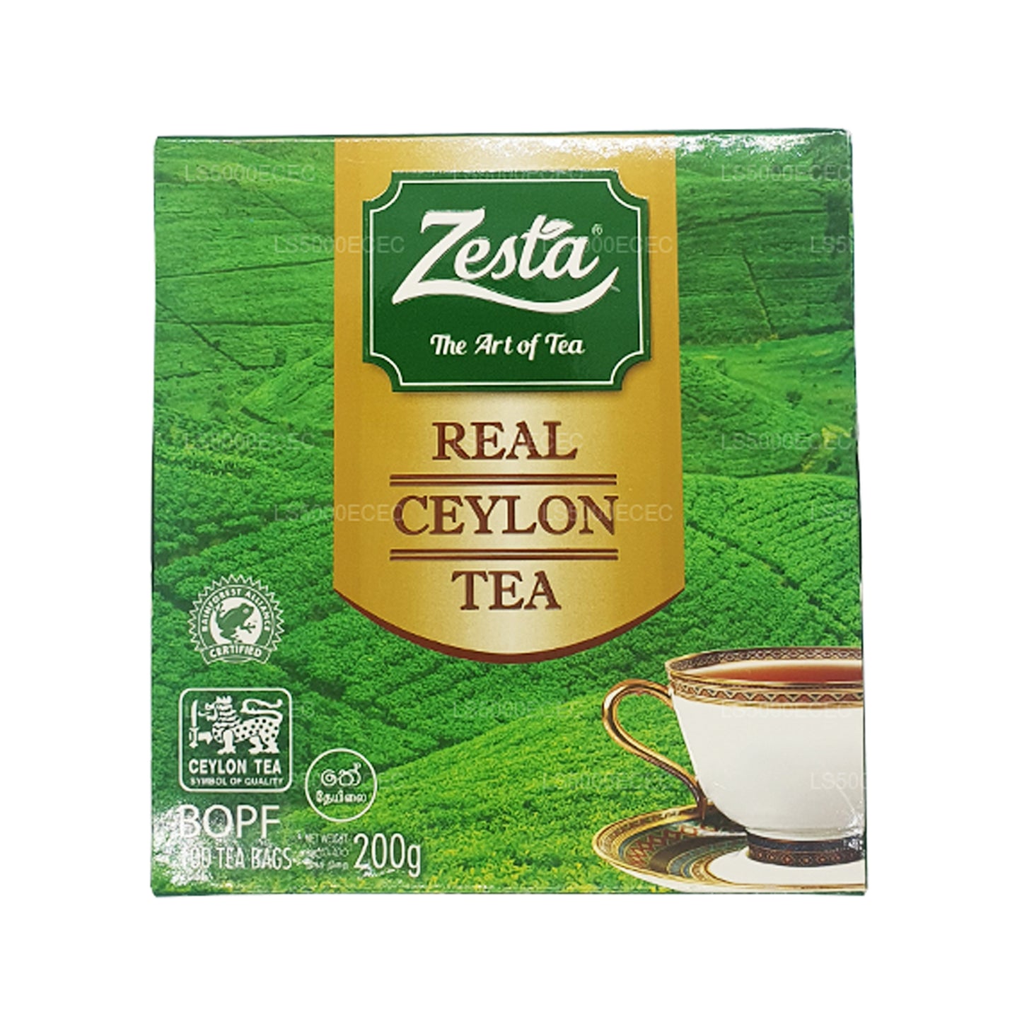 Zesta ægte Ceylon te (200g) 100 teposer