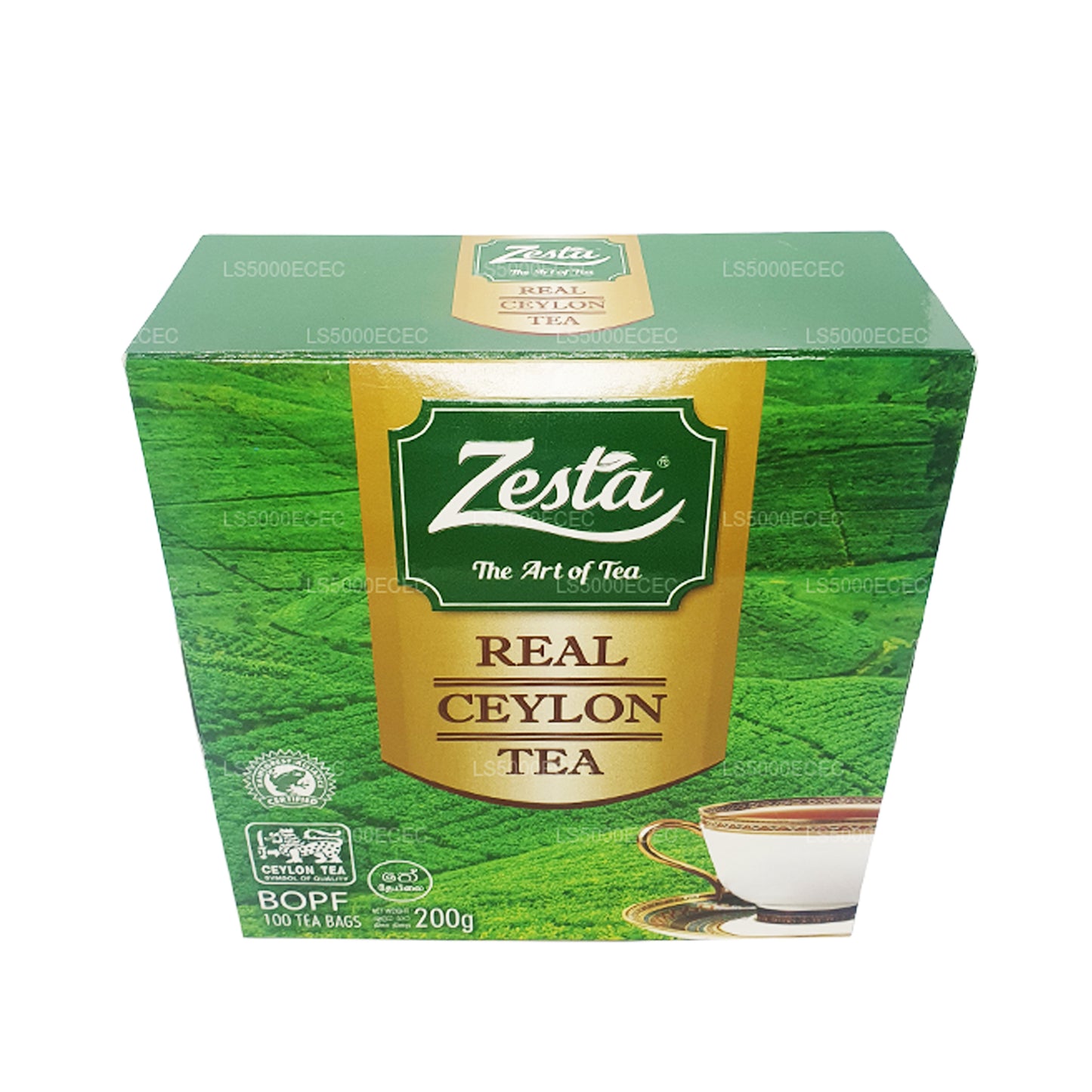 Zesta ægte Ceylon te (200g) 100 teposer