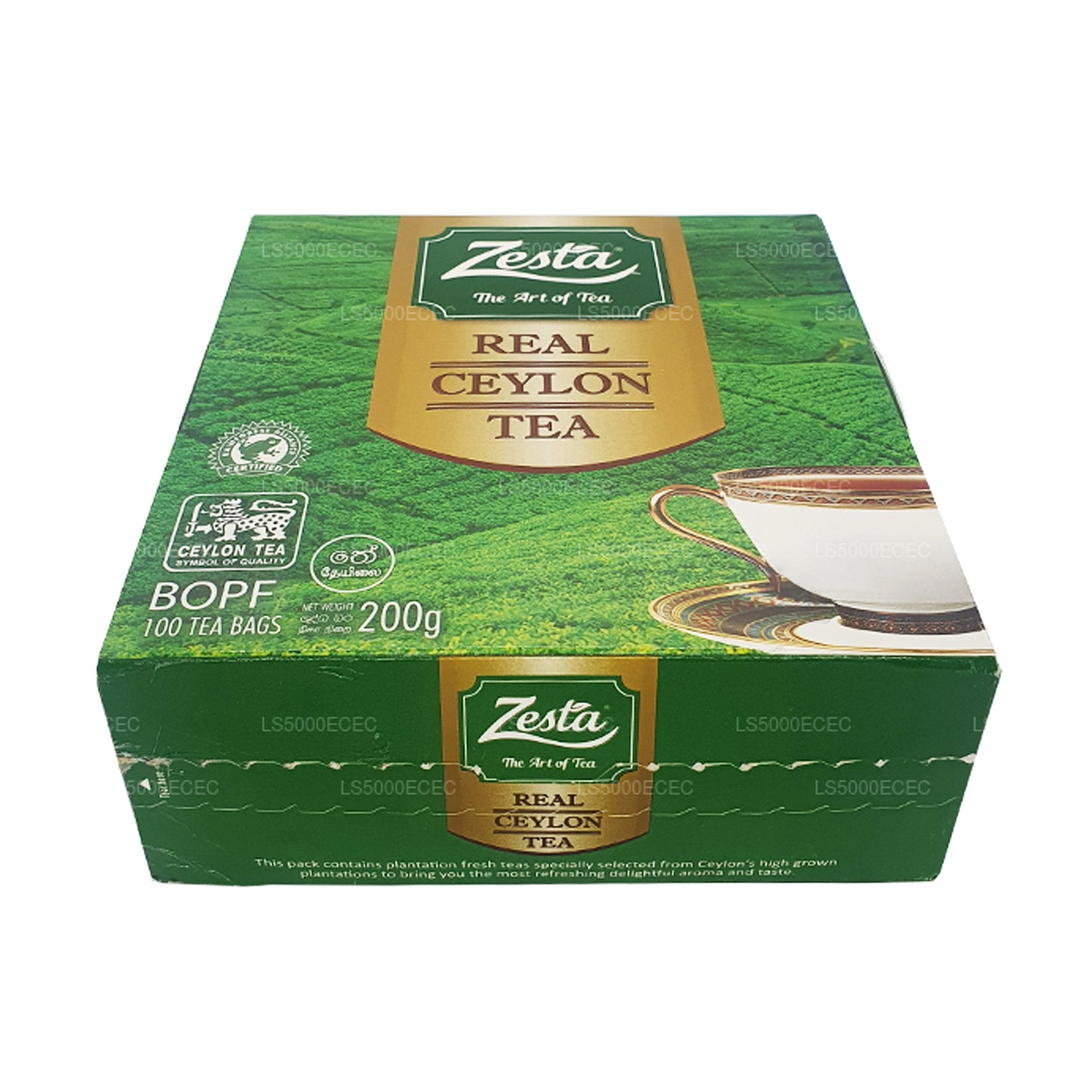 Zesta ægte Ceylon te (200g) 100 teposer