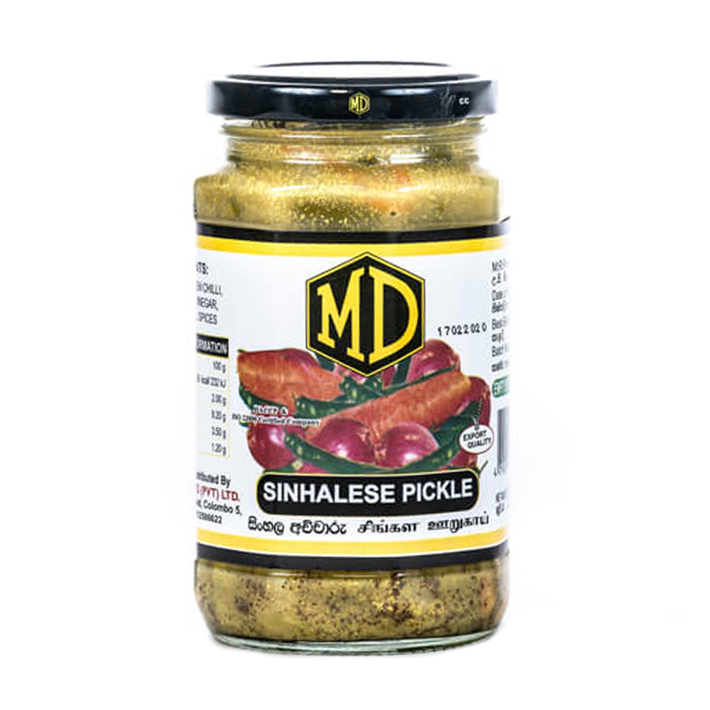 MD singalesiske Pickle (375g)