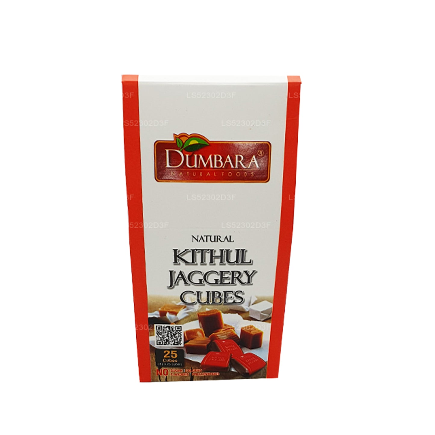 Dumbara Kithul Jaggery 8 g x 25 terninger (200 g)