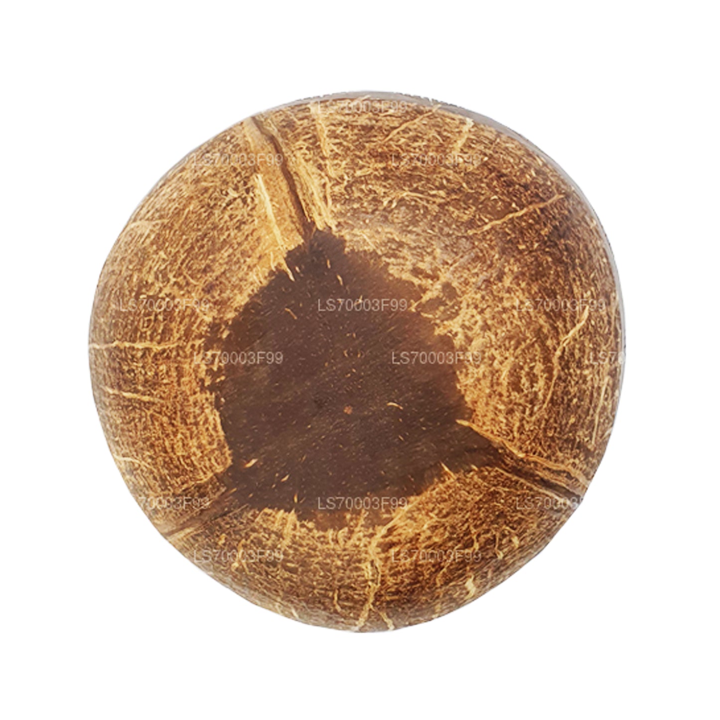 Coconut Shell Smoothie Skål Med Ske Og Gaffel