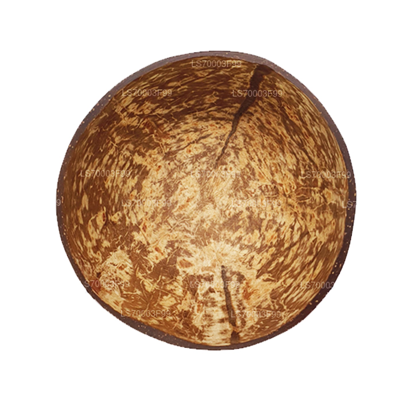 Coconut Shell Smoothie Skål Med Ske Og Gaffel