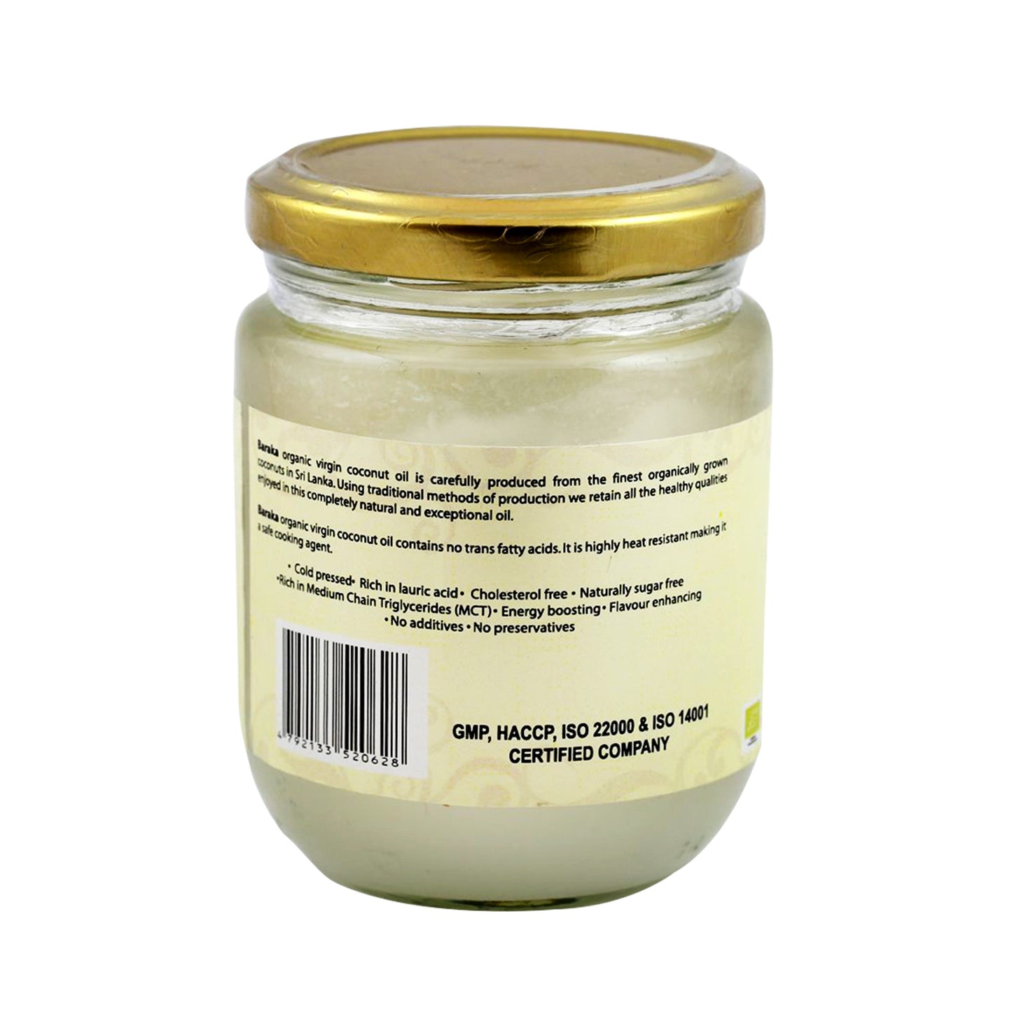 Baraka Virgin Coconut Oil (Glass)