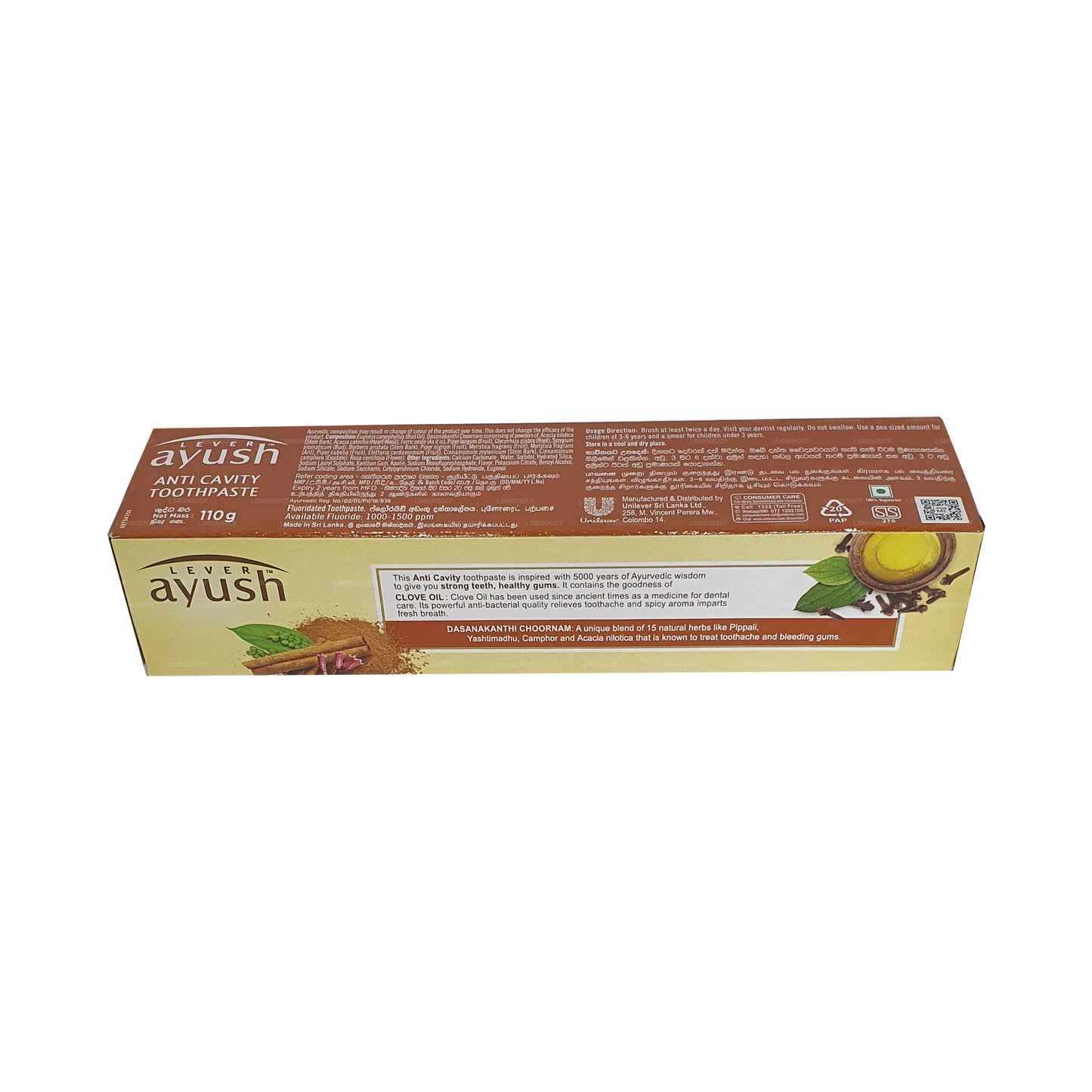 Ayush Anti Cavity Clove Oil Tandpasta