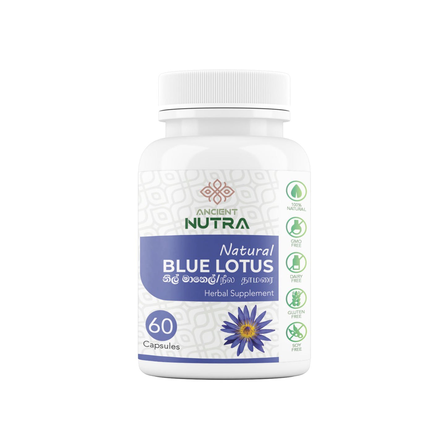 Ancient Nutra Blue Lotus (60 Kapsler)