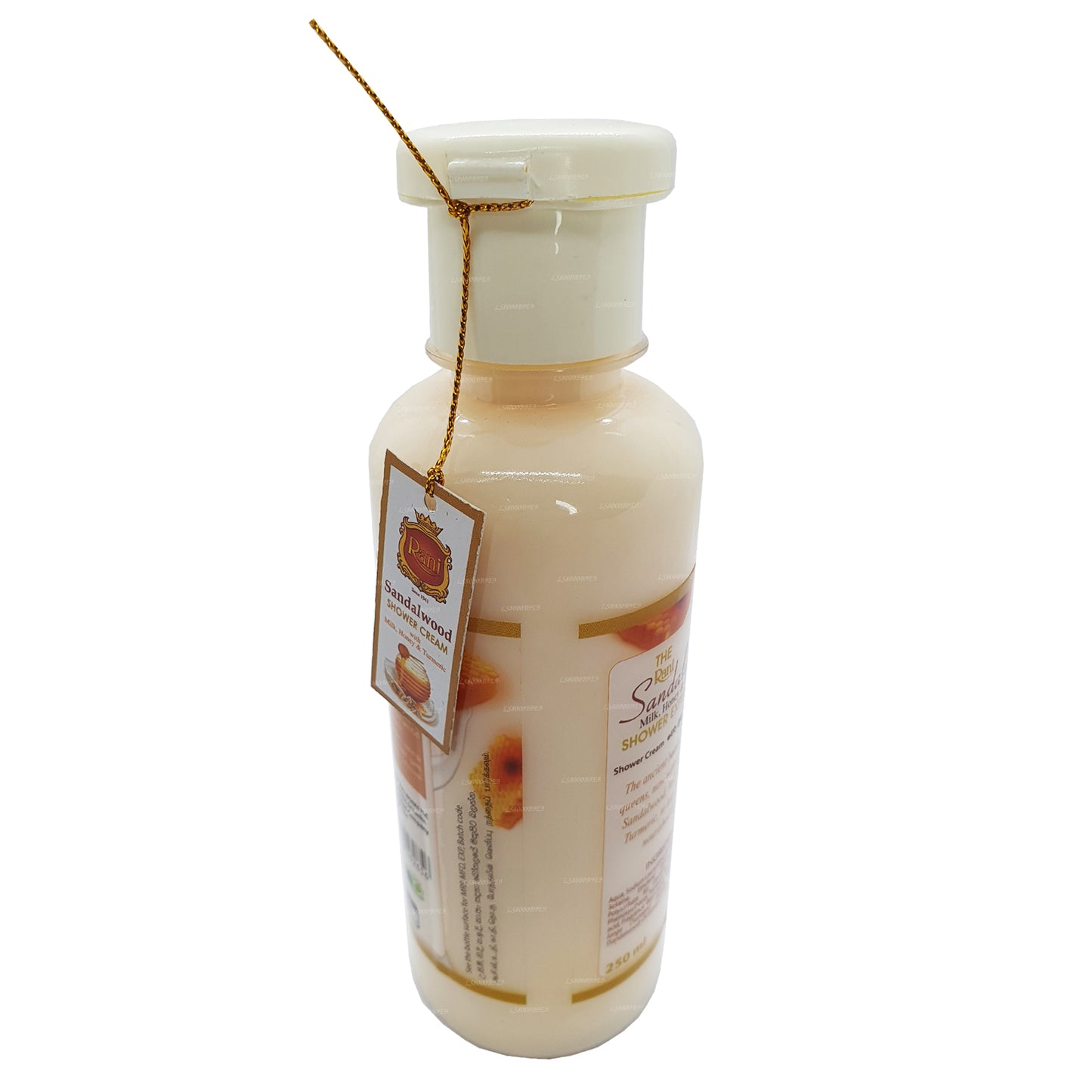 Swadeshi Rani sandeltræ brusecreme med mælk, honning og gurkemeje (250 ml)