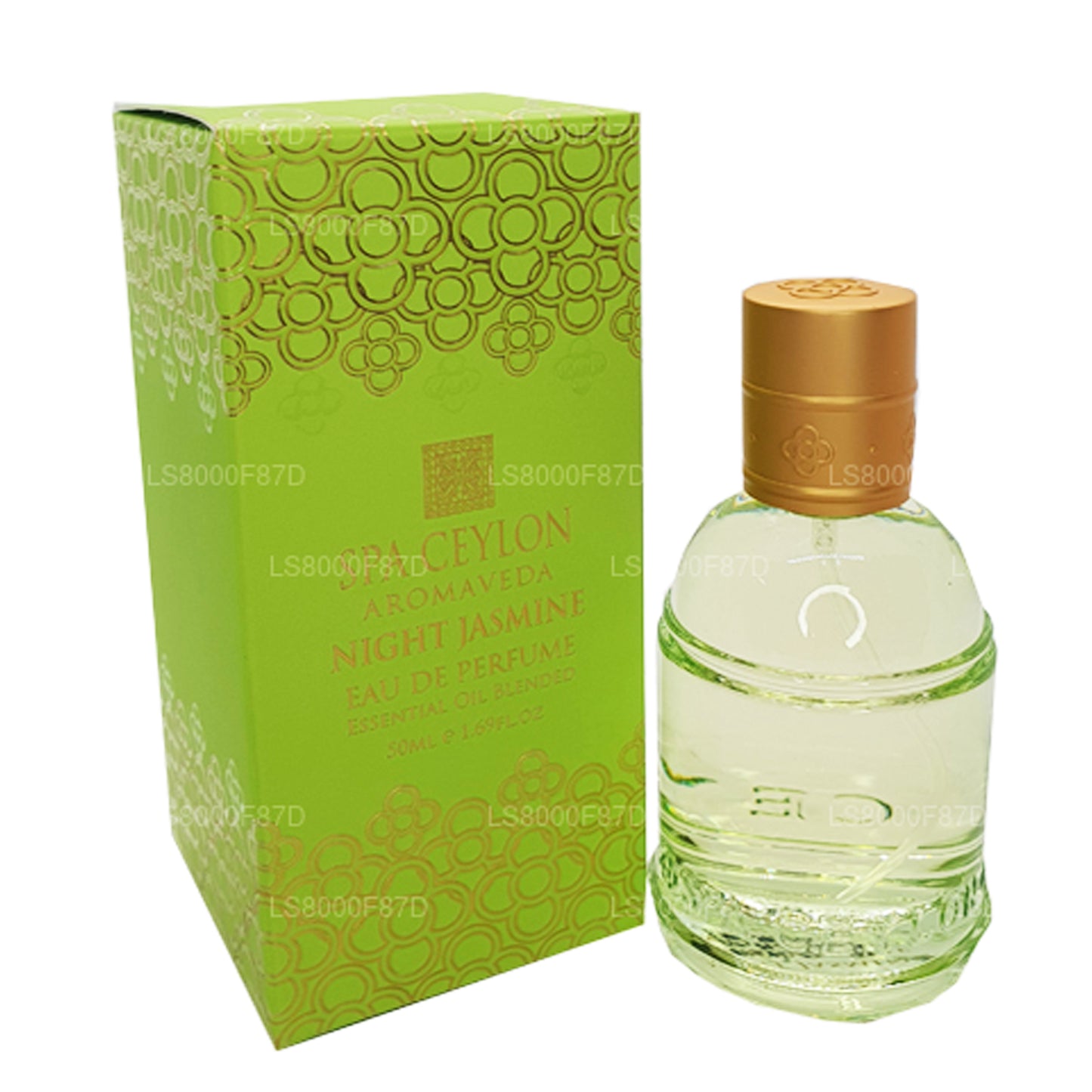Spa Ceylon Night Jasmine Eau De Parfume æterisk olie blandet (50 ml)