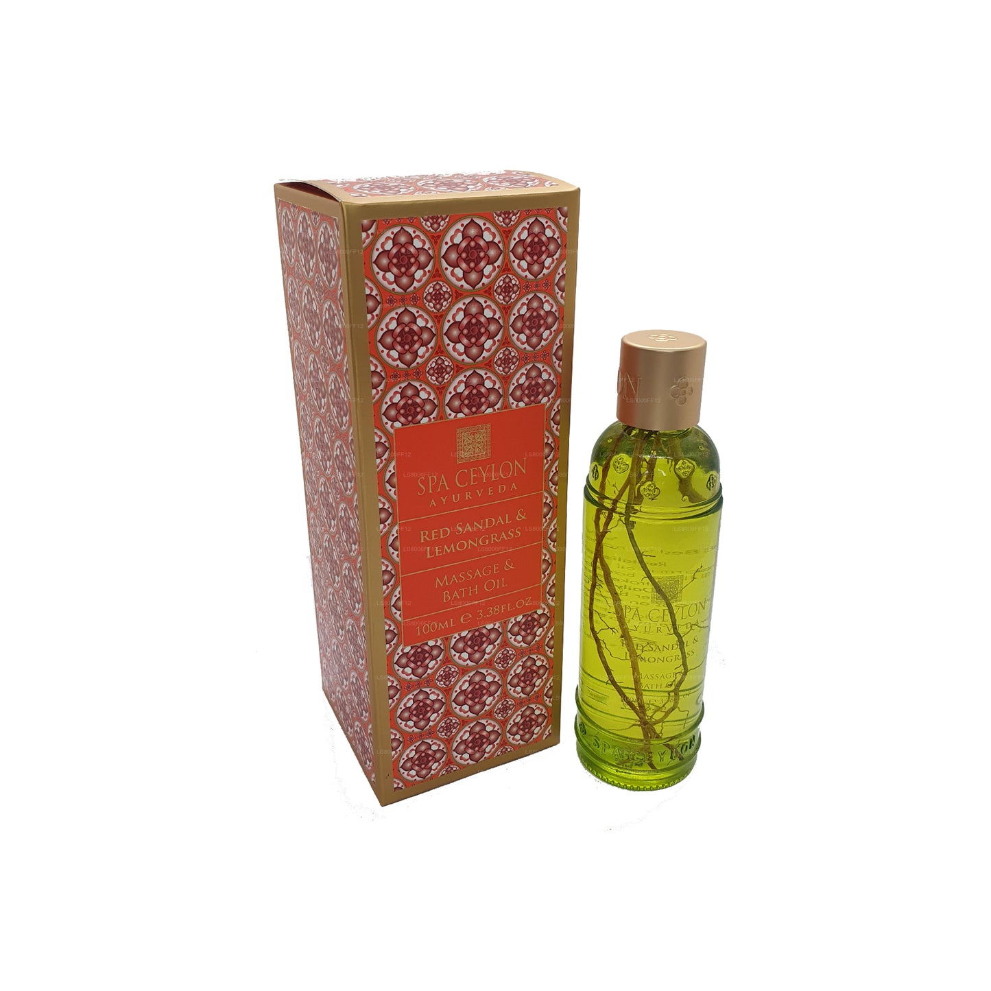 Spa Ceylon rød sandal, citrongræs og badeolie (150 ml)