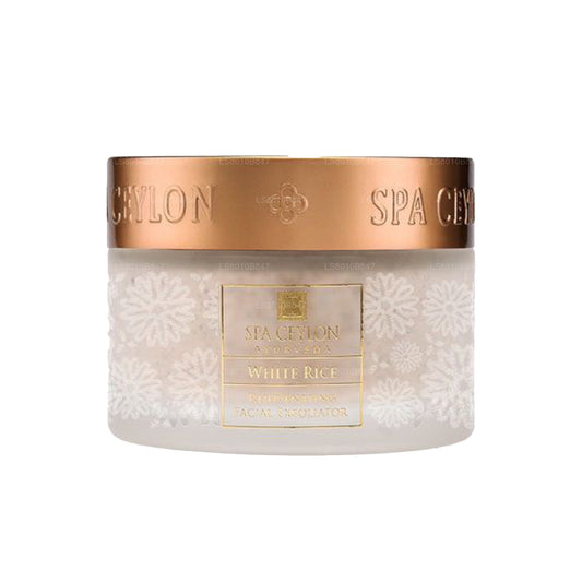 Spa Ceylon hvide ris foryngende ansigtseksfoliator (100 g)