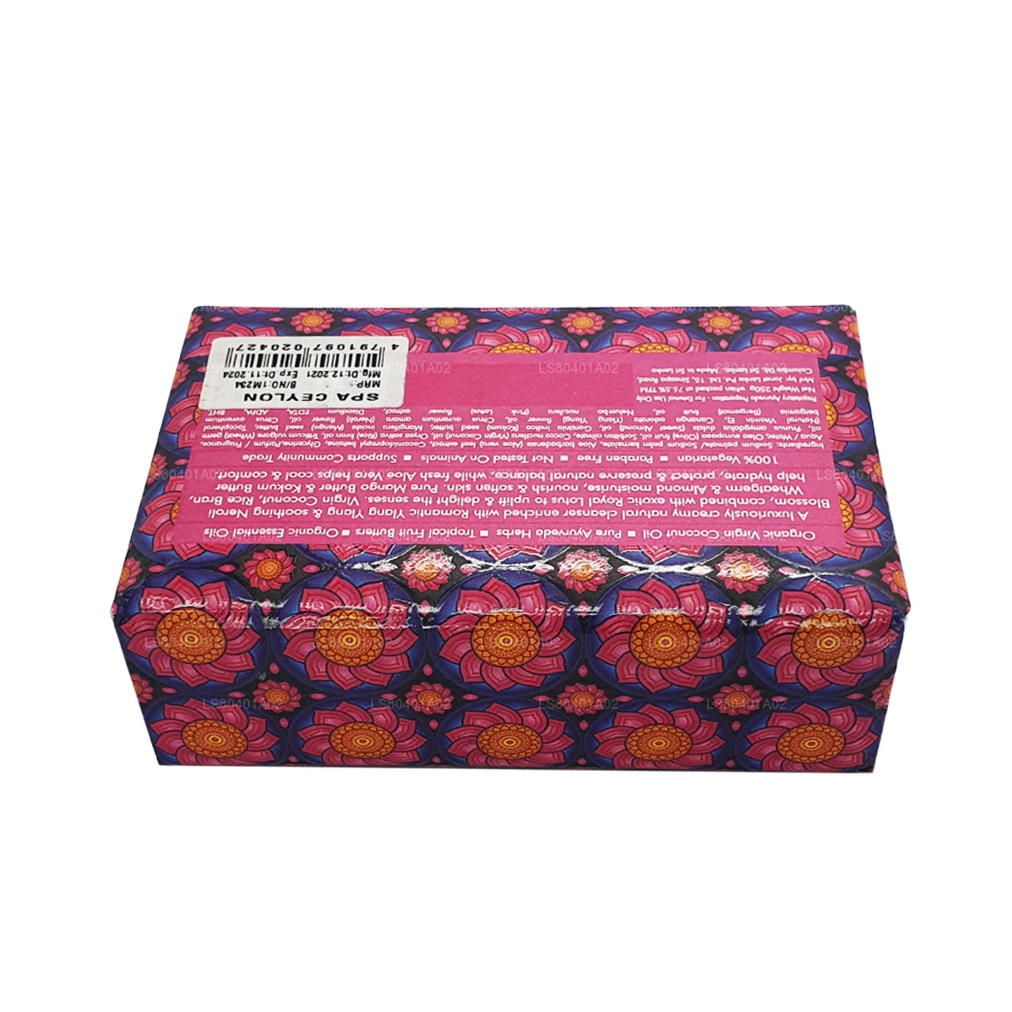 Spa Ceylon Pink Lotus Mandel Luksus Sæbe (250g)