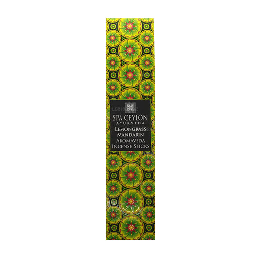 Spa Ceylon Citrongræs Mandarin Aromaveda 30 røgelsespinde