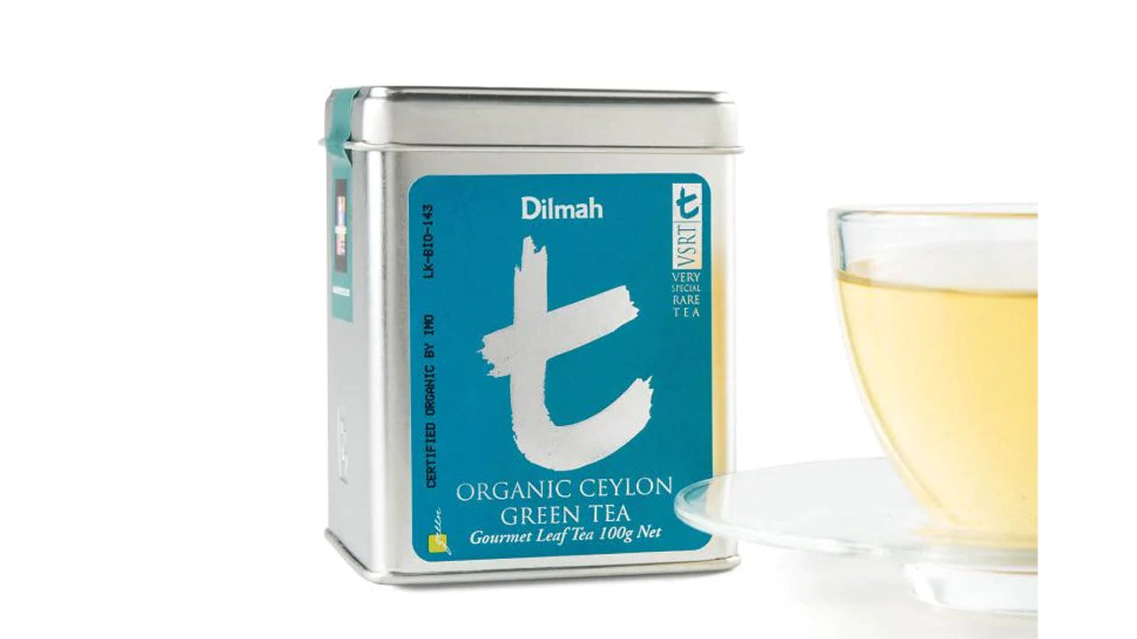 Dilmah t-serie Økologisk Ceylon grøn te (100g)