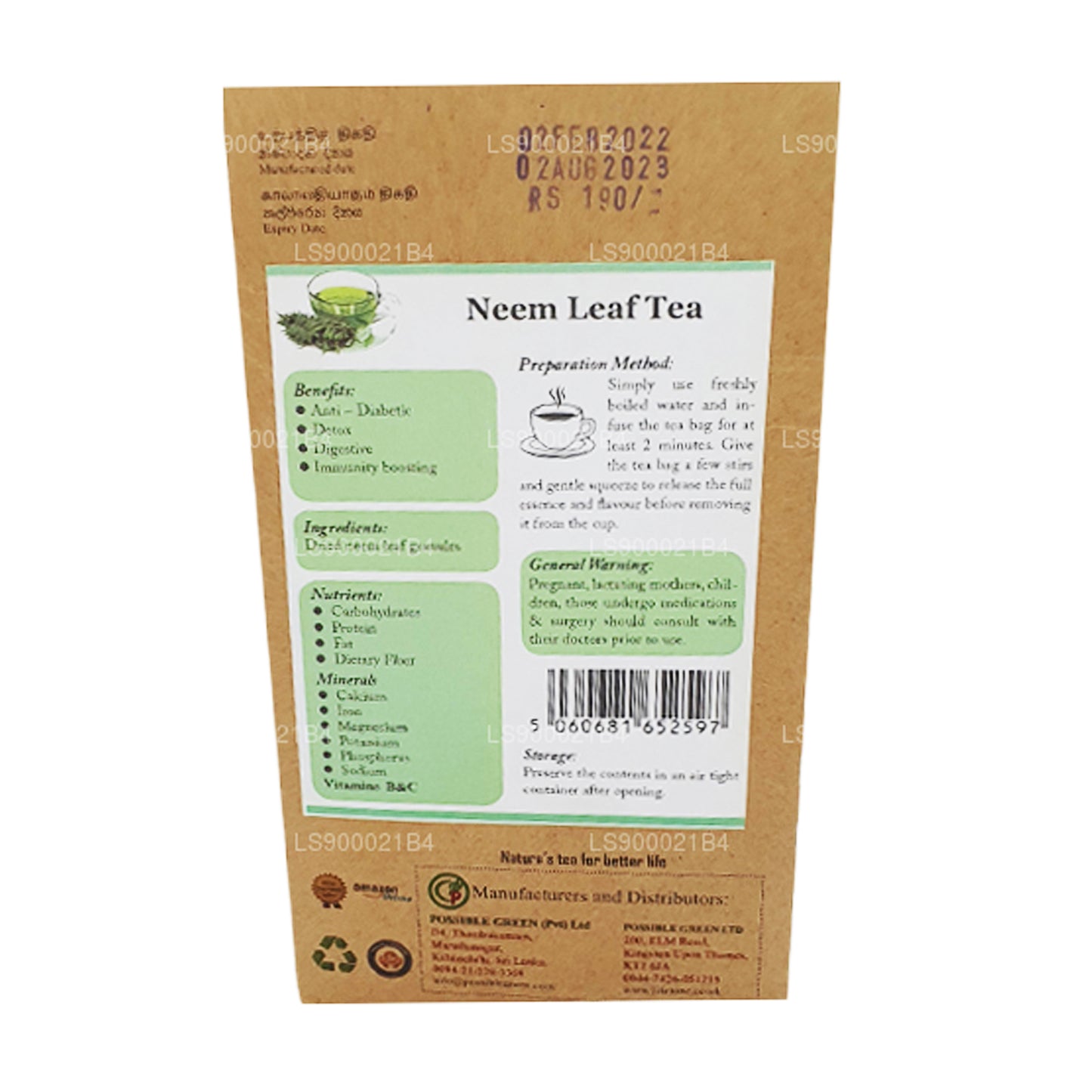 Lifetone Neem Leaf Tea (30 g)