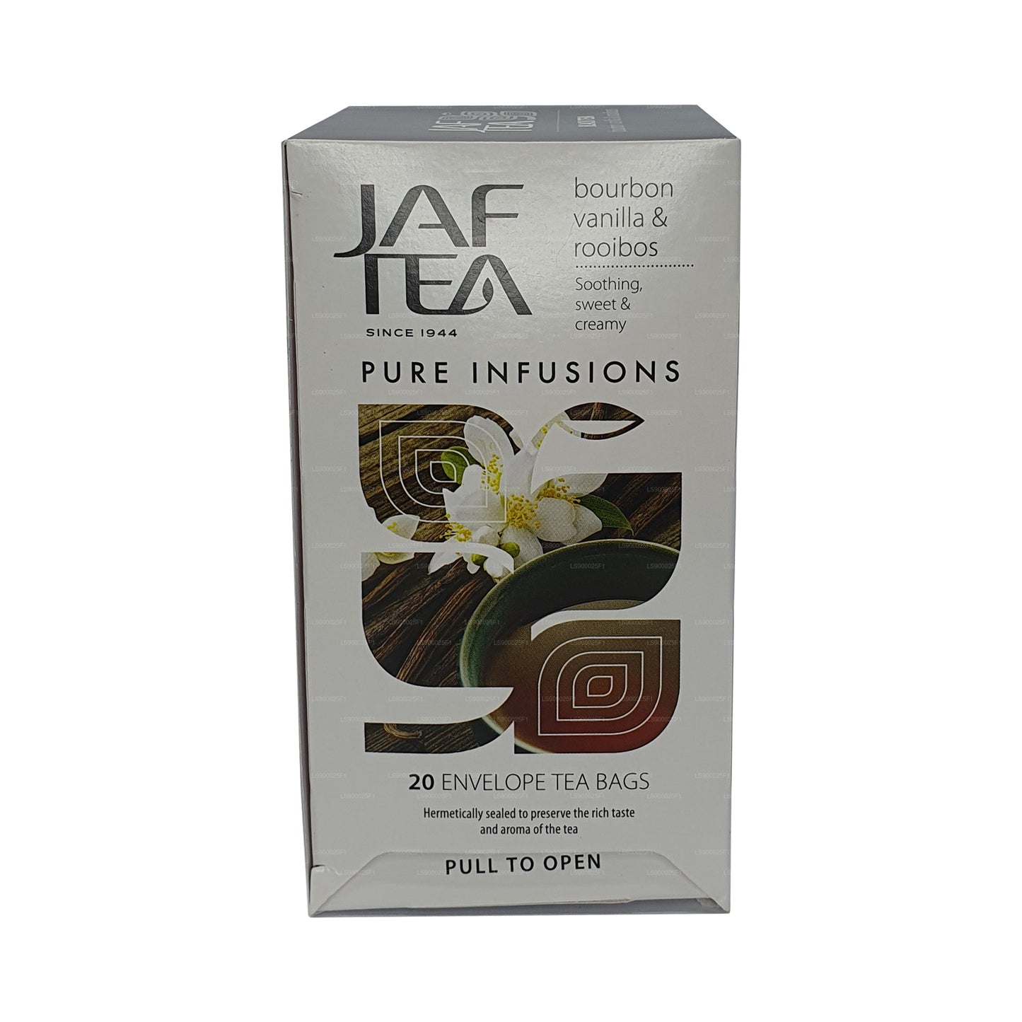 Jaf te ren infusioner samling Bourbon vanille Rooibos (30 g) 20 teposer