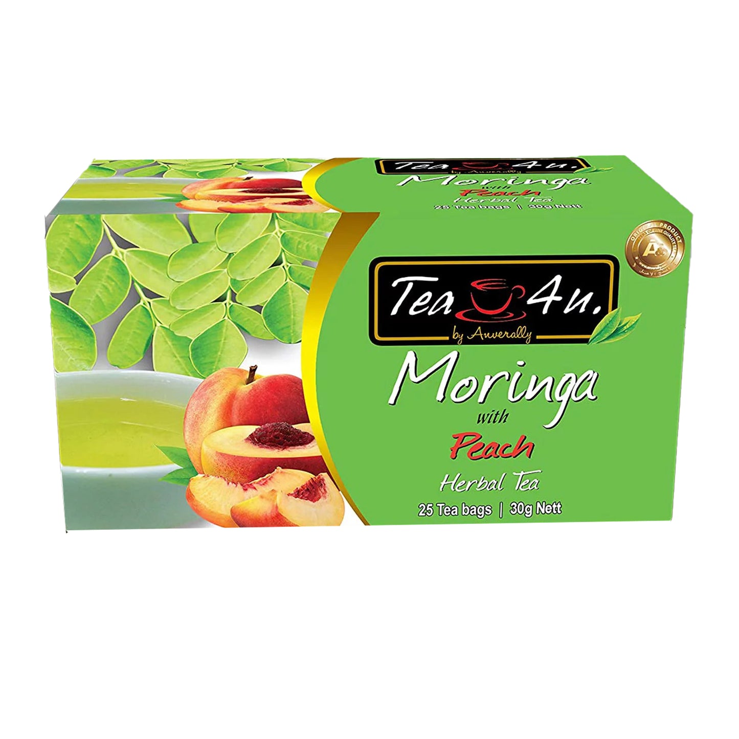 Tea4U Moringa med fersken (30g) 25 teposer