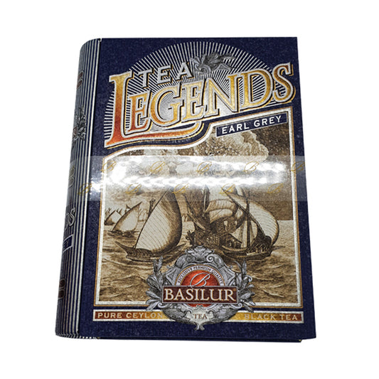 Basilur Tea Book „Tea Legends - Earl Grey“ (100 g) Caddy