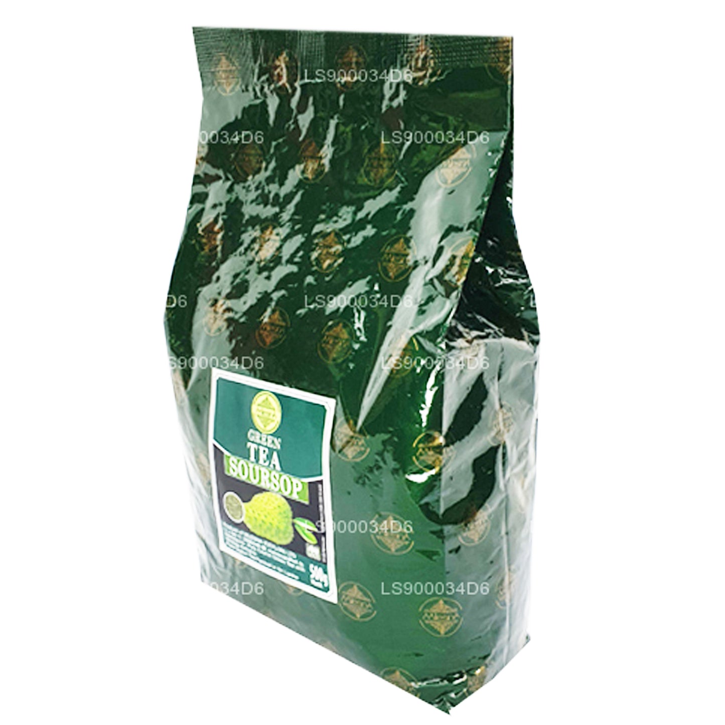 Mlesna naturlig aromatiseret soursop Ceylon grøn te (500 g)