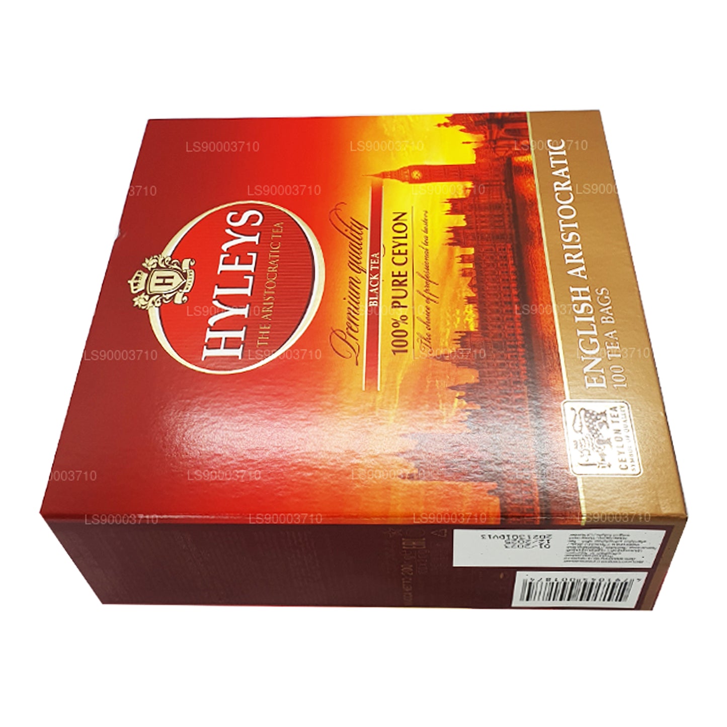 HYLEYS Premium kvalitet sort te 100 te Bages (200 g)