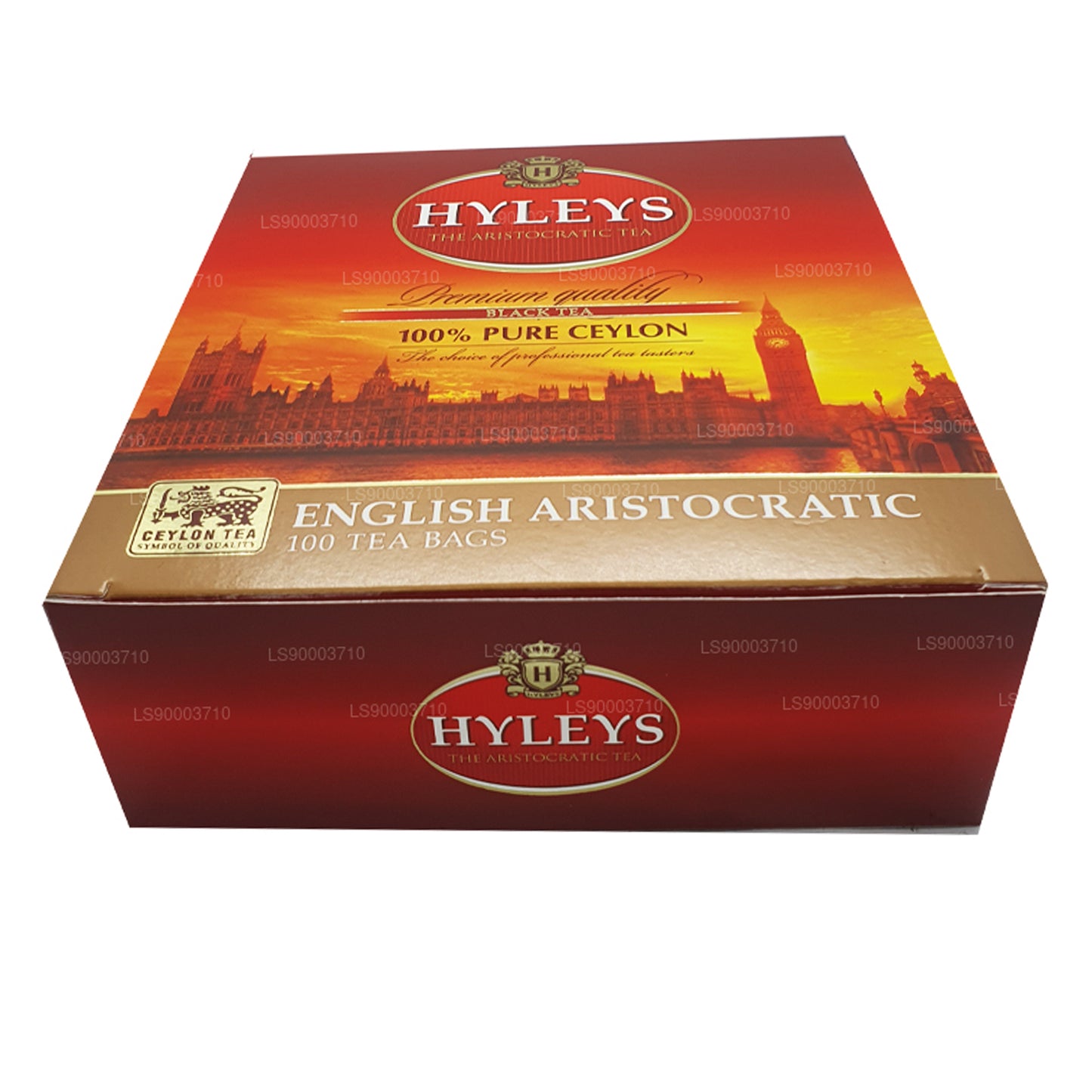 HYLEYS Premium kvalitet sort te 100 te Bages (200 g)