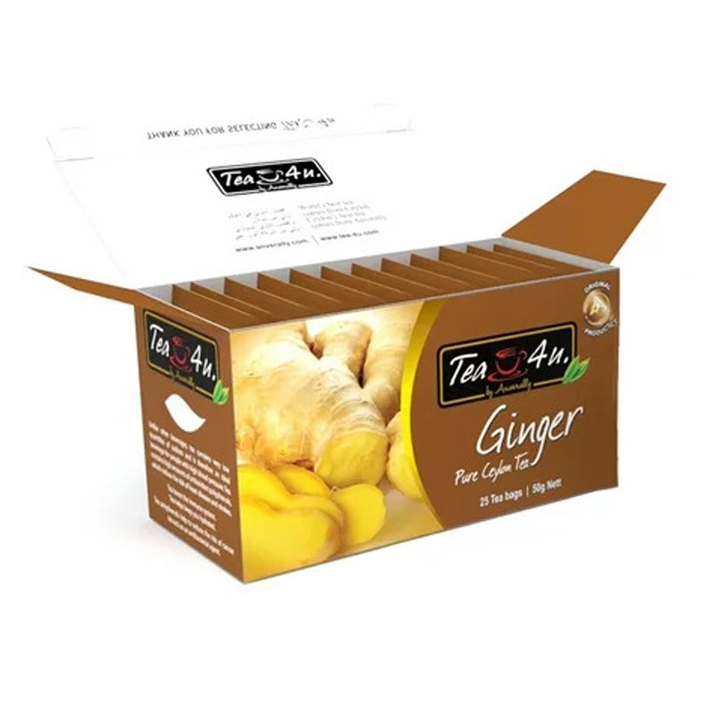 Tea4U Ingefærte (50g) 25 Teposer